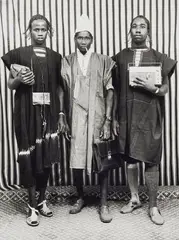 Les trois Bergers Peuls by Malick Sidibé, 1976, Gelatin silver print, printed, sold Jun 2021
