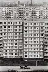 Plattenbau, Ost-Berlin by Thomas Hoepker, 1975, Gelatin silver print, sold Jun 2021