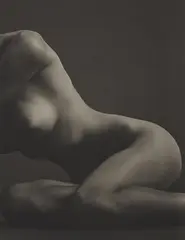 Malcom Pasley, Nude #8, 1995, Platinum palladium print on laid paper, printed