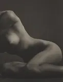 Malcom Pasley, Nude #8, 1995, Platinum palladium print on laid paper, printed