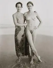 Jock Sturges, Maia and Mona, Montalivet, France, 2000, Gelatin silver print