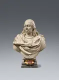A marble bust of Ferdinando II de´ Medici from the workshop of Giovanni Battista Foggini by studio of Giovanni Battista Foggini, Carved three-quarters in the round, the reverse hollowed out. This portrait bust depicts Ferdinando II de´ Medici (1610-, offered Jun 2021