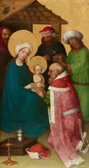 Cologne School around 1450, The Adoration of the Magi, Oil on panel