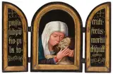 circle of Gerard David, Triptych with the Lamentation, Oil on panel