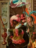 Flemish School early 16th century, The Magus Balthazar, Oil on panel
