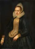 Cologne School around 1620, Portrait of a Lady, Oil on panel