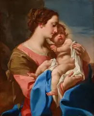 The Virgin and Child by Corrado Giaquinto, Oil on canvas (relined), sold Jun 2021