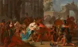 Franz Anton Maulbertsch, Hector's Farewell from Andromache and Astynax, Oil on canvas (relined)