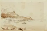 Salomon Corrodi, View of Capri seen from the Marina Grande