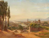 Salomon Corrodi, View of Florence