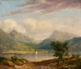 Johann Georg von Dillis, Mountainous Landscape with a Lake