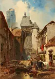 Eduard Hildebrandt, View of Toulon