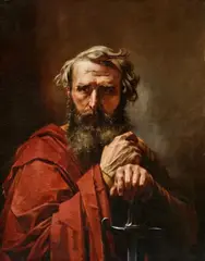 Barthélemy Vieillevoye, Paul the Apostle, Oil on canvas