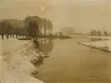 Max Clarenbach, Winter Morning near Wittlaer