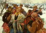 Sychkov, Holiday, Oil on canvas