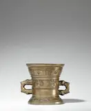Werkstatt Hachmann, An early Hachmann mortar inscribed “IN DEO SPES MEA”