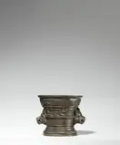 Werkstatt Hachmann, An important museum quality mortar by Albert Hachmann
