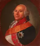 A Portrait of Frederick William II by copy after Johann Christoph Frisch, Oil on canvas (relined), sold Apr 2021