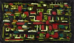 Roger Bissière, Composition 261, 1956, Oil on canvas