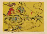 Île Saint-Louis by Marc Chagall, 1959, Colour lithograph on wove paper with watermark "ARCHES", offered Dec 2020