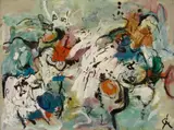 Rolf Cavael, No. 73/JI8, 1973, Oil on canvas
