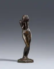 Pleureuse by Bernhard Hoetger, Circa 1901, Bronze, sold Dec 2020