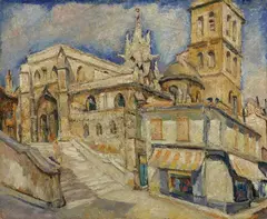 Mela Muter, Avignon, Saint-Agricole, 1935, Oil on wooden panel