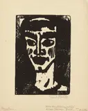Emil Nolde, Ägypterin II, 1910, Woodcut on firm wove paper