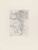 Emil Nolde, Der Tierfreund, 1918, Etching on wove paper with watermark "VAN GELDER ZONEN"