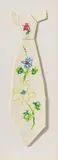 Pablo Picasso, Projet pour un cravate à fleurs, Circa 1955, Wax crayon on paper in the shape of a bound tie