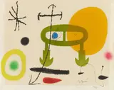 Joan Miró, Je n'ai jamais appris à lire ou les incipit, 1969, Colour etching on wove paper