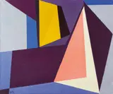 Otto Ritschl, Komposition, 1957, Oil on canvas