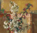 Ker-Xavier Roussel, Bouquet de cerisiers en fleurs, Before 1905, Oil on card