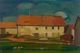 Albert Schnyder, Stiller Tag, 1949, Oil on canvas