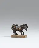 Shetlandpony im Wind by Renée Sintenis, 1934, Bronze, sold Dec 2020