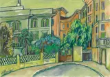 Heinrich Steiner, La Piazetta, 1976, Oil on canvas