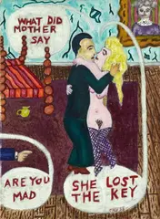 William Copley, What did Mother say, 1958, Oil on canvas