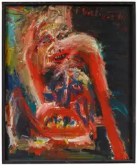 Hartwig Ebersbach, Galion I, 1982, Oil on fibreboard