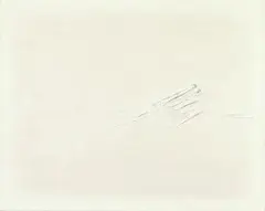 Hermann Goepfert, Weißbild W 42/60, 1960, Oil on canvas