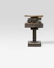 Otto Herbert Hajek, Raumschichtung 63/30, 1963, Bronze and steel