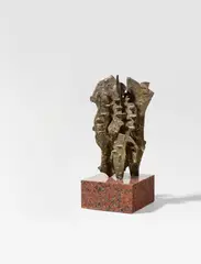 Otto Herbert Hajek, 60/13, 1960, Bronze with green-brown patina