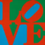 Robert Indiana, LOVE, 1967/1968, Colour silkscreen on card