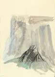 Per Kirkeby, Untitled (Læsø), 1986, Watercolour on card