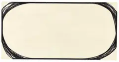 Gary Kuehn, Untitled, 1971, Felt pen on canvas