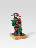 Markus Lüpertz, Harlekin (Bajazzo), 2003, Bronze, painted