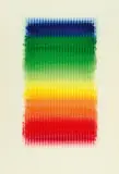 Heinz Mack, Ohne Titel, 1969, Pastel on card