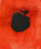 Otto Piene, Untitled, 1979, Oil, soot and traces of fire on canvas