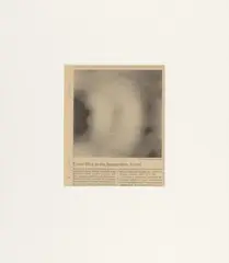 Erster Blick by Gerhard Richter, 2000, Offset print on newsprint, sold Dec 2020