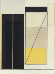 Heinrich Siepmann, B 17, 1977, Oil on burlap