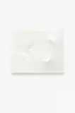 Turi Simeti, 4 ovali bianchi, 1996, Acrylic on shaped canvas